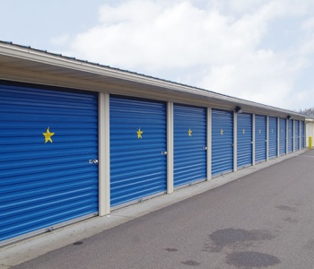 Gold Star Mini Storage - row of sheds